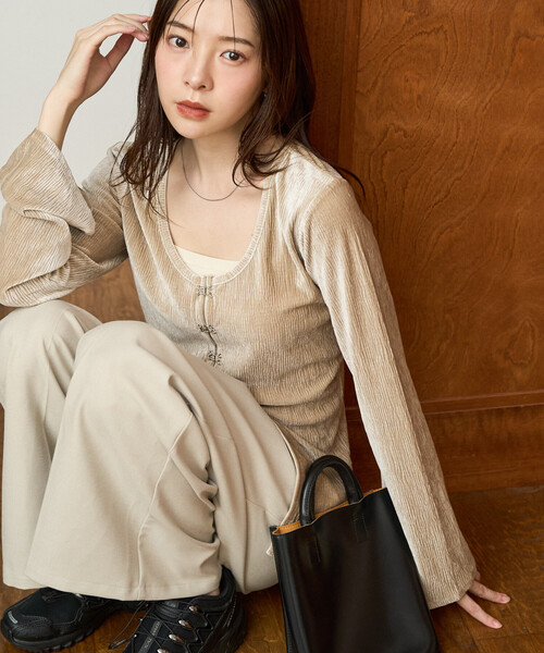 FREAK'S STORE（フリークスストア） tシャツ 限定展開 楊柳 ベロア