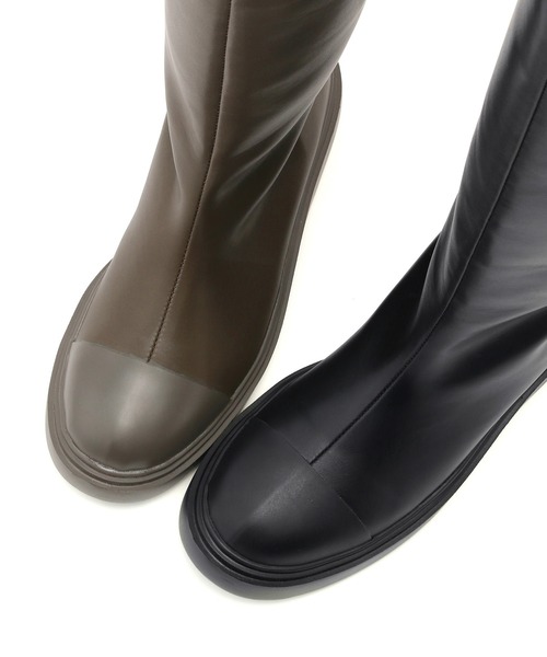 ADAM ET ROPE' ストレッチブーツ 39 ブラック ADAM ET ROPE