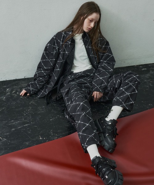 「AIVER」 ジップアップブルゾン LARGE ブラック メンズ_画像2