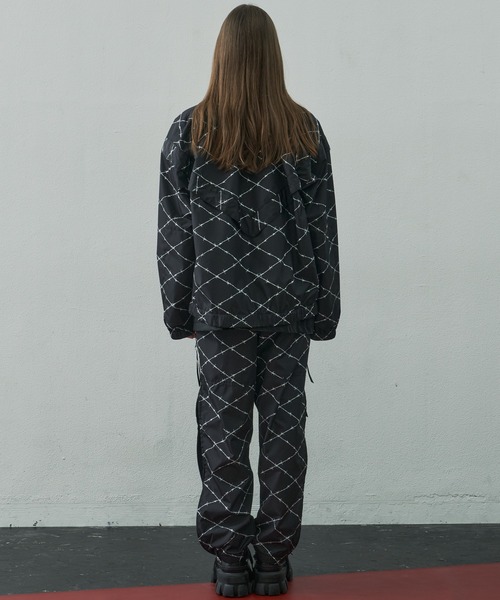 「AIVER」 ジップアップブルゾン LARGE ブラック メンズ_画像4