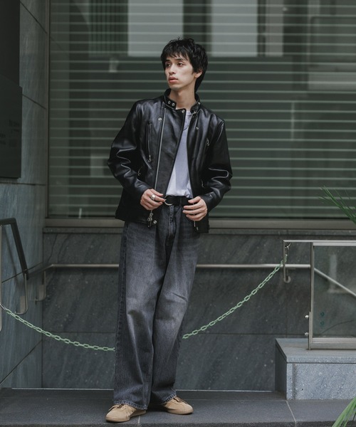 革ジャン ライダース Schott/ショット DOUBLE BREST RIDERS ライダースジャケット メンズ レディースの画像