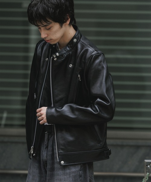 革ジャン ライダース Schott/ショット DOUBLE BREST RIDERS ライダースジャケット メンズ レディースの画像