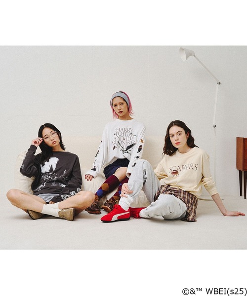 ROSE BUD（ローズバッド） tシャツ (COLSUN)HOGWARTS SCHOOL L/S T