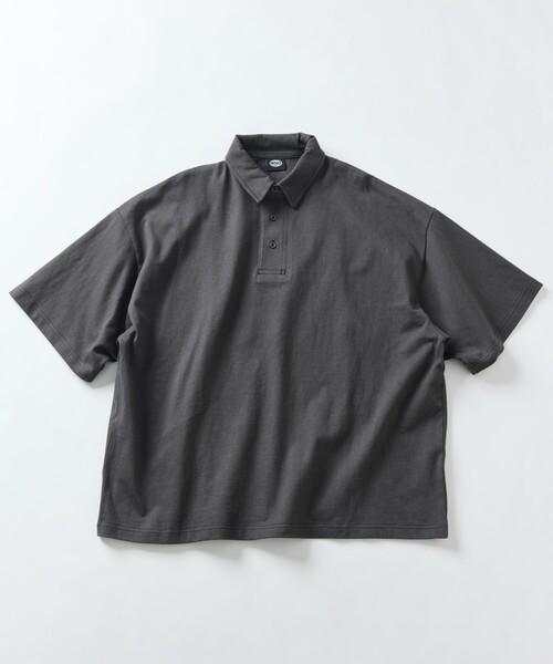 「FREAK'S STORE」 半袖ポロシャツ SMALL ベージュ メンズ_画像3