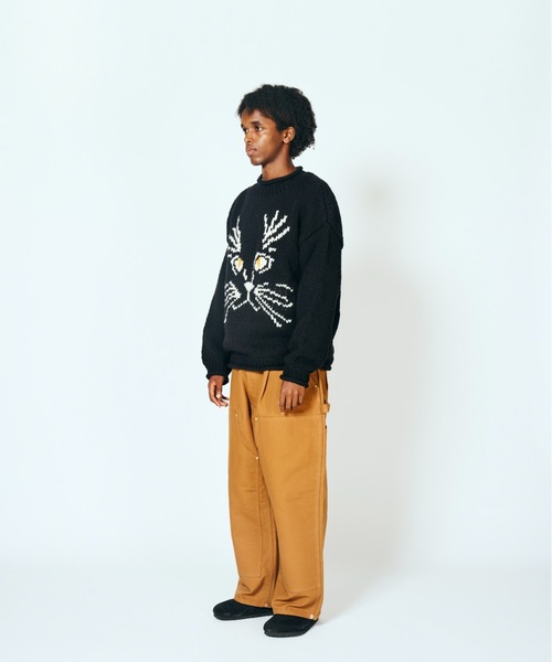 THRIFTY LOOK セーター ニット スリフティルック / HAND KINTTING”CAT