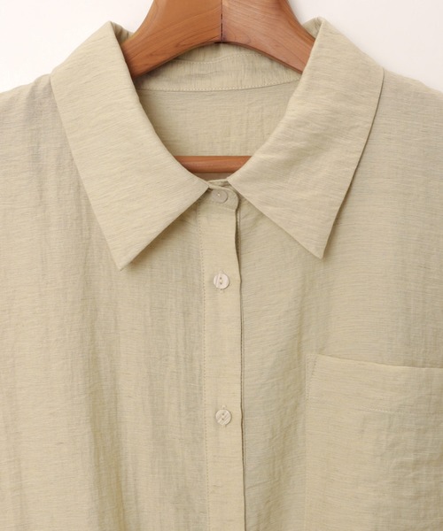 「andme」 半袖チュニック M ライトベージュ レディース_画像7