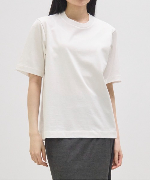 「CINOH」 半袖Tシャツ 38 オフホワイト レディース_画像2