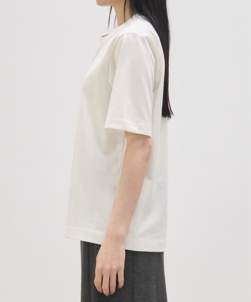 「CINOH」 半袖Tシャツ 38 オフホワイト レディース_画像7