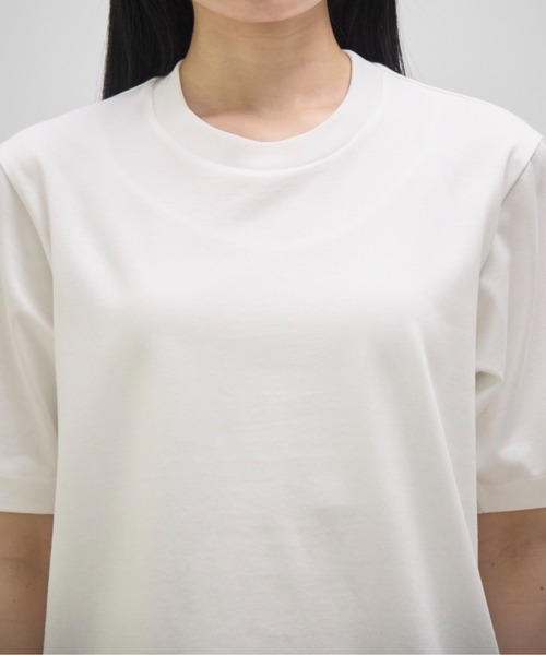「CINOH」 半袖Tシャツ 38 オフホワイト レディース_画像9
