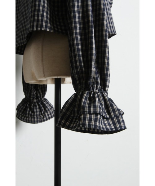 &. NOSTALGIA（ノスタルジア） ブラウス シャツ ラッフルカラー