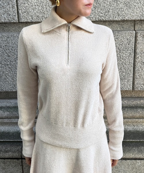 カーディガン もちふわとろけるZIPニット レディース : ZOZOTOWN Yahoo