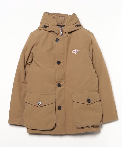 ダントン　DANTON タッサーダウンコート　34 ベージュレディース　最終値下 Danton（ダントン） ダウンジャケット 34 ベージュ レディース