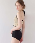水着 3点セット/クロシェホルターネックトップ...の詳細画像4