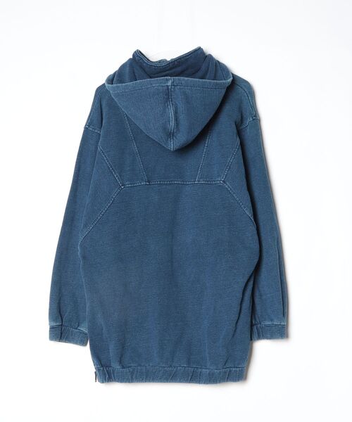 「X-girl」 プルオーバーパーカー 2 ブルー レディース_画像2