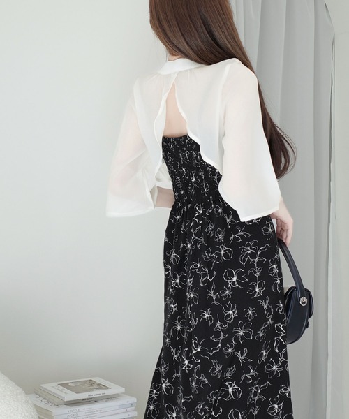 「mily bilet」 コンビワンピース X-LARGE アイボリー レディース_画像9