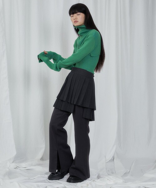 「Firsthand」 タートルネックニット FREE ネイビー レディース_画像3