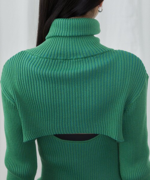 「Firsthand」 タートルネックニット FREE ネイビー レディース_画像9