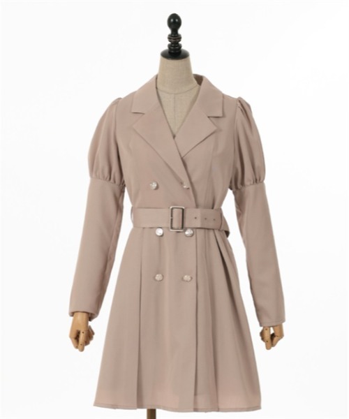 「axes femme POETIQUE」 シャツワンピース MEDIUM キナリ レディース_画像4