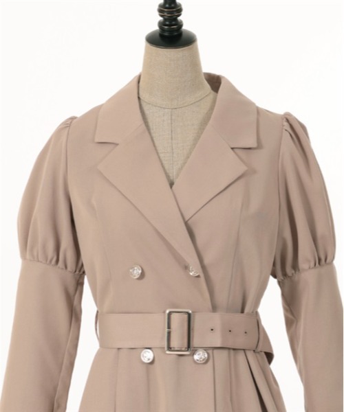 「axes femme POETIQUE」 シャツワンピース MEDIUM キナリ レディース_画像7