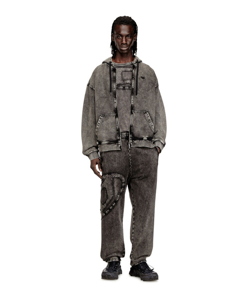 DIESEL パーカー メンズ ジップアップパーカー S-BOXT-HOOD-ZIP-DEN