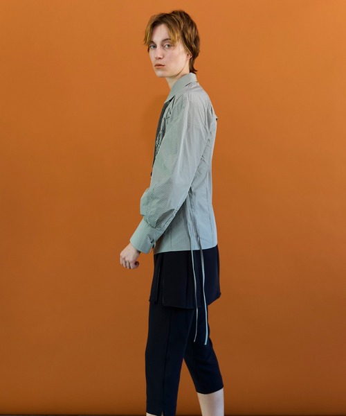 ブラウス シャツ 「PRE-ORDER」Sharpened Shape Shirt/シャーリングシェイプシャツ レディースの画像