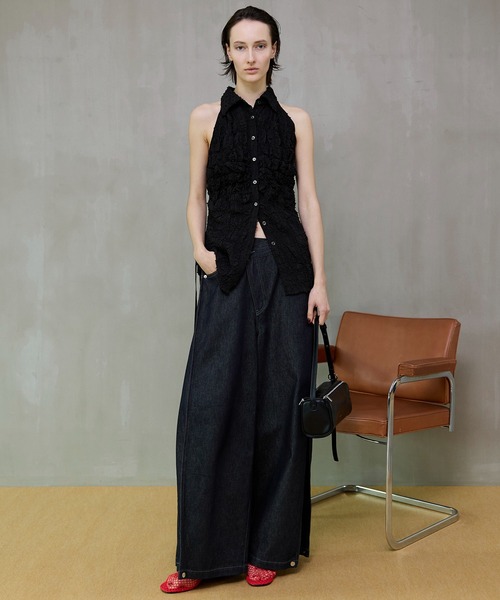 ブラウス シャツ 「PRE-ORDER」Sharpened Shape Shirt/シャーリングシェイプシャツ レディースの画像