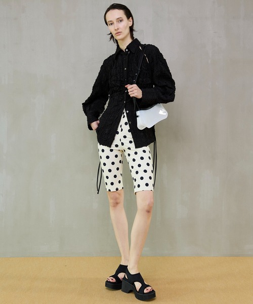 ブラウス シャツ 「PRE-ORDER」Sharpened Shape Shirt/シャーリングシェイプシャツ レディースの画像