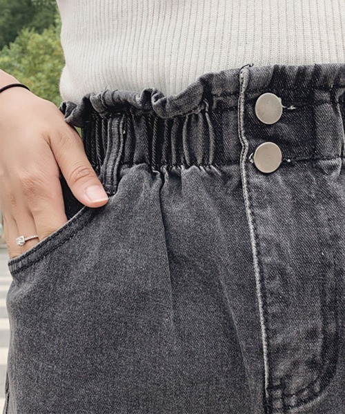 「Miniministore」 デニムパンツ L ブラック レディース_画像4