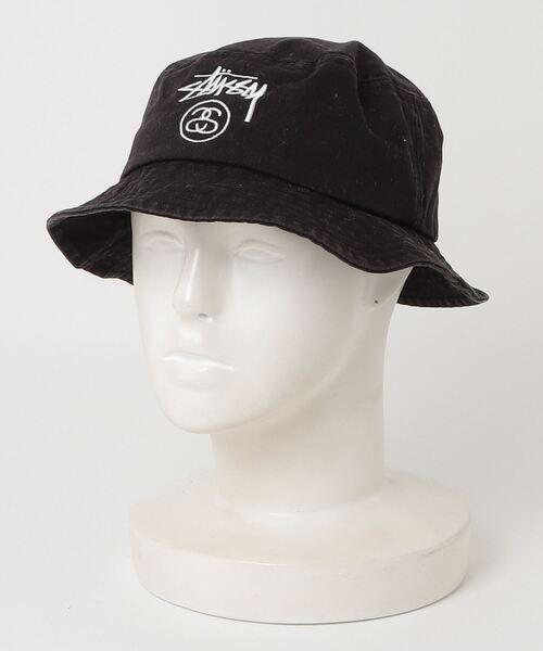 STUSSY（ステューシー） ハット S/M ブラック メンズ : ZOZOTOWN Yahoo