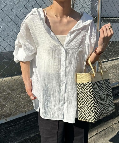 「ISOOK」 カーディガン FREE ブルー レディース_画像3