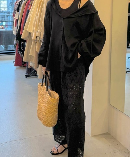 「ISOOK」 カーディガン FREE ブルー レディース_画像7