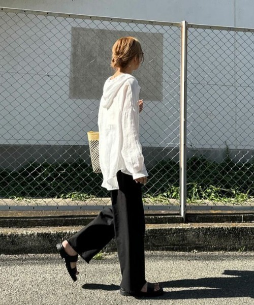 「ISOOK」 カーディガン FREE ブルー レディース_画像9