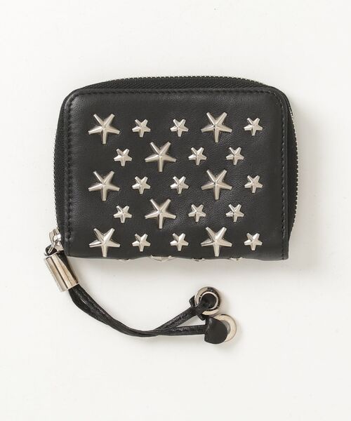 JIMMY CHOO（ジミーチュウ） スター スタッズ カードケース - ブラック