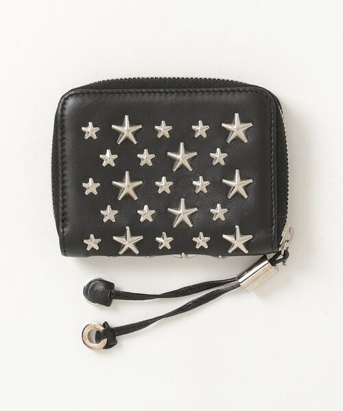 JIMMY CHOO（ジミーチュウ） スター スタッズ カードケース - ブラック