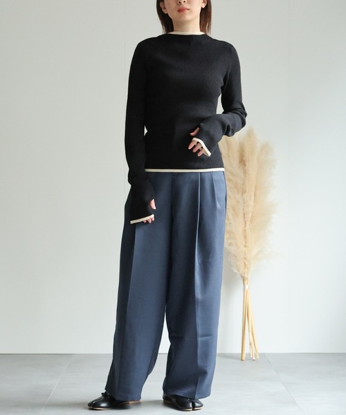 「sakishimatokyo」 長袖ニット FREE グレー レディース_画像2