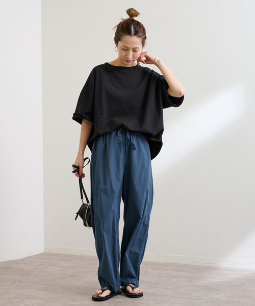 FRAMeWORK（フレームワーク） スウェットカットソー FREE ブラック