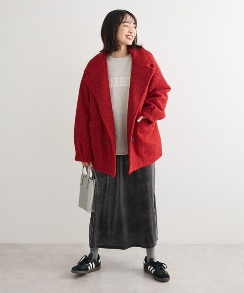 Green Parks（グリーンパークス） スカート ベロアナロースカート