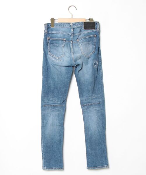 「n(n) BY NUMBER (N)INE」 スキニーデニムパンツ 1 ブルー メンズ_画像2