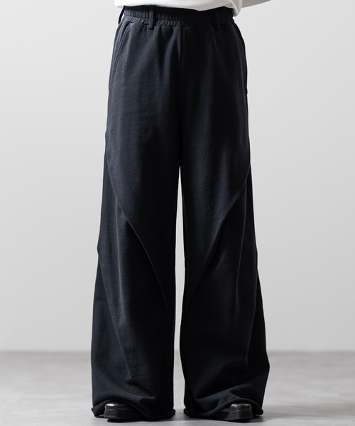 3D Tuck Sweat Pants / 3Dタック スウェットパンツ CLEL（クレイル）の「【CLEL】3D Tuck Sweat Pants / 3Dタック