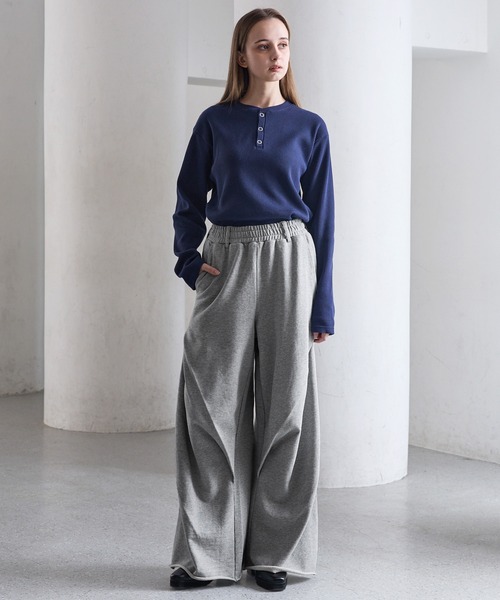 CLEL(クレイル) スウェットパンツ ジャージ 「CLEL」3D Tuck Sweat CLEL(クレイル) スウェットパンツ ジャージ 「CLEL」3D Tuck Sweat
