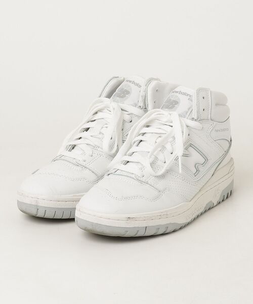 New Balance（ニューバランス） ハイカットスニーカー 24.5cm ホワイト