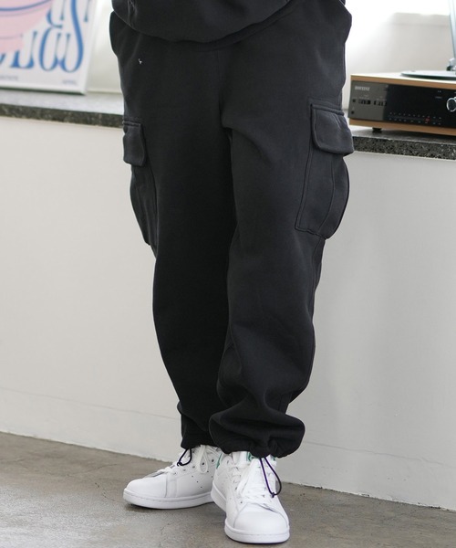 「ムラサキスポーツ」 カーゴパンツ M ブラック メンズ_画像3