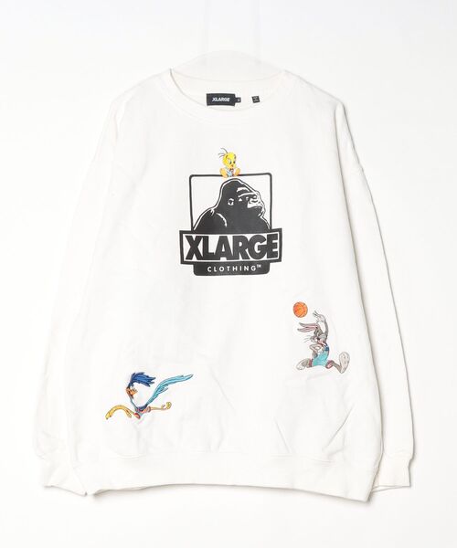 「XLARGE」 スウェットカットソー X-LARGE ホワイト メンズ