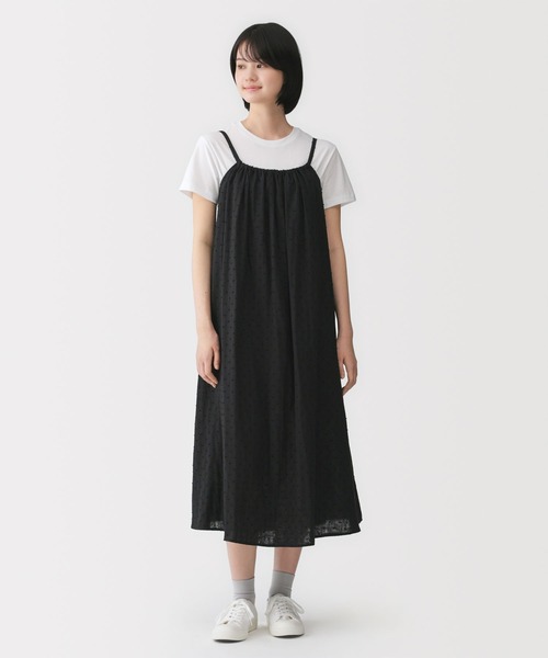 無印良品（MUJI） パジャマ ルームウェア 婦人 二重ガーゼ ドット