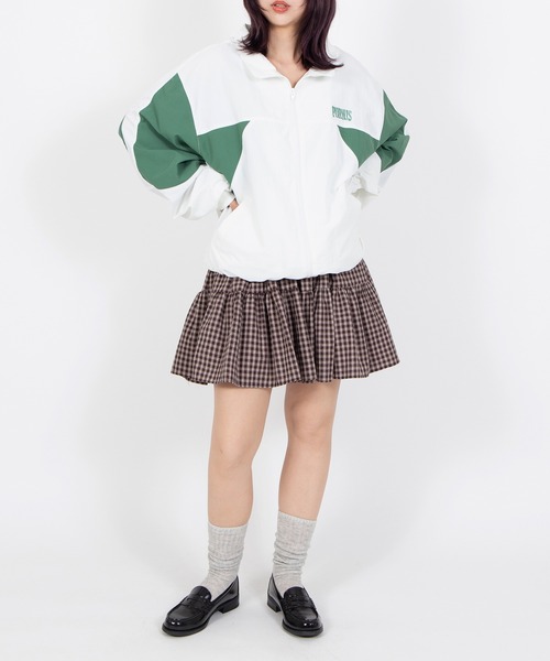PUNYUS（プニュズ） ブルゾン ジャンバー 切り替えナイロンジャケット