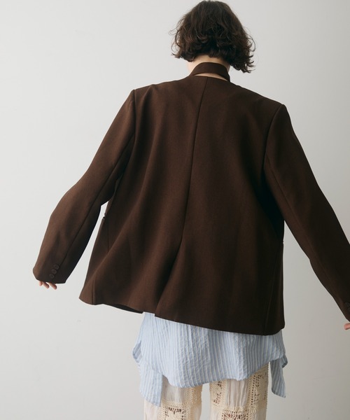 full/fill. ジャケット ノーカラージャケット ribbon no collar jacket