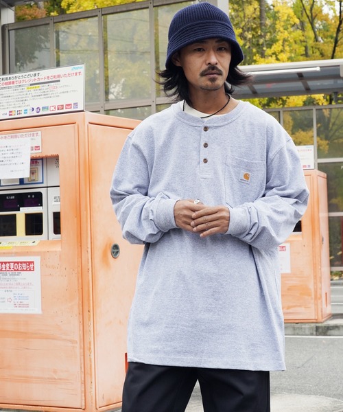 「Carhartt」 長袖Tシャツ X-LARGE グリーン メンズ_画像4