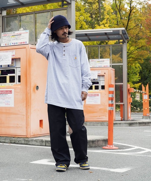「Carhartt」 長袖Tシャツ X-LARGE グリーン メンズ_画像6