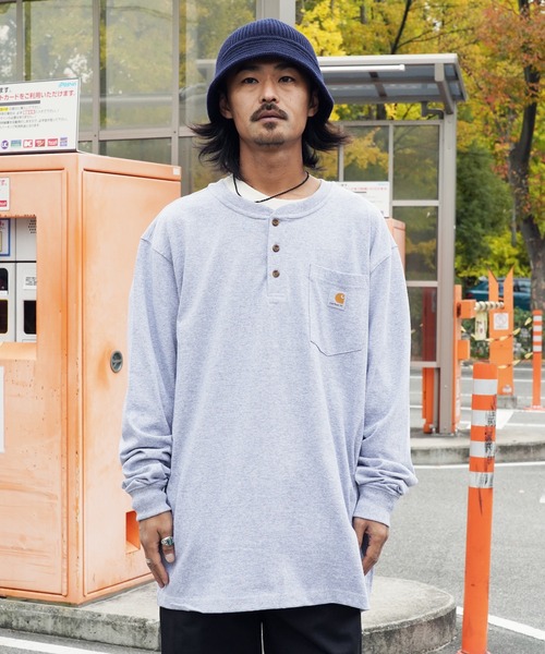 「Carhartt」 長袖Tシャツ X-LARGE グリーン メンズ_画像8
