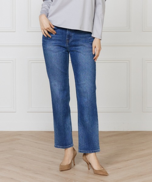 ジーンズ デニム デニムパンツ Celery Longスリムストレートデニム「Healthy DENIM」 レディース